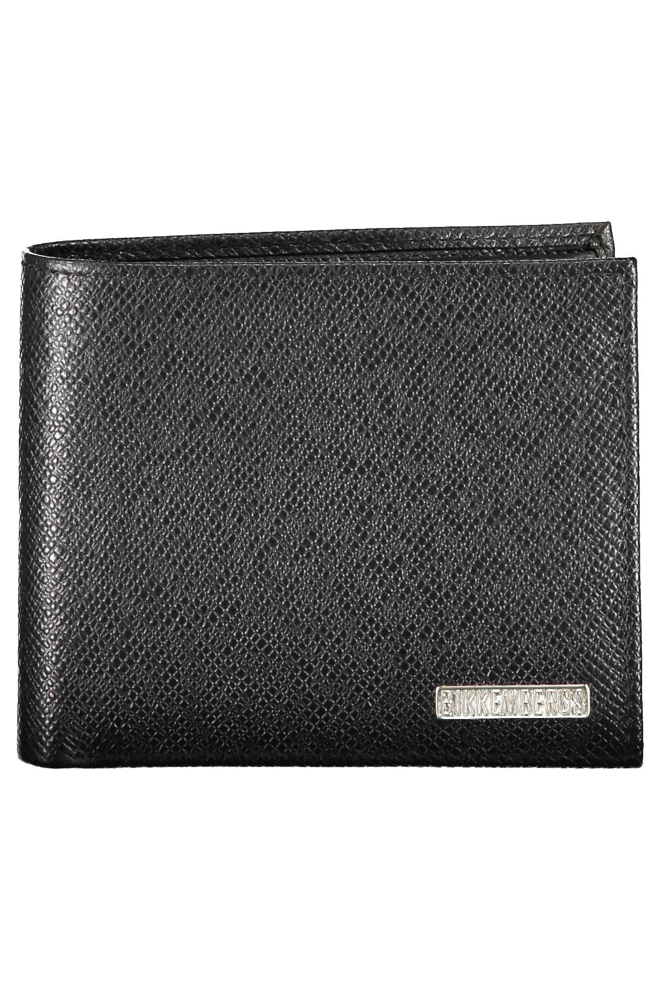 Bikkembergs Black Leather Wallet
