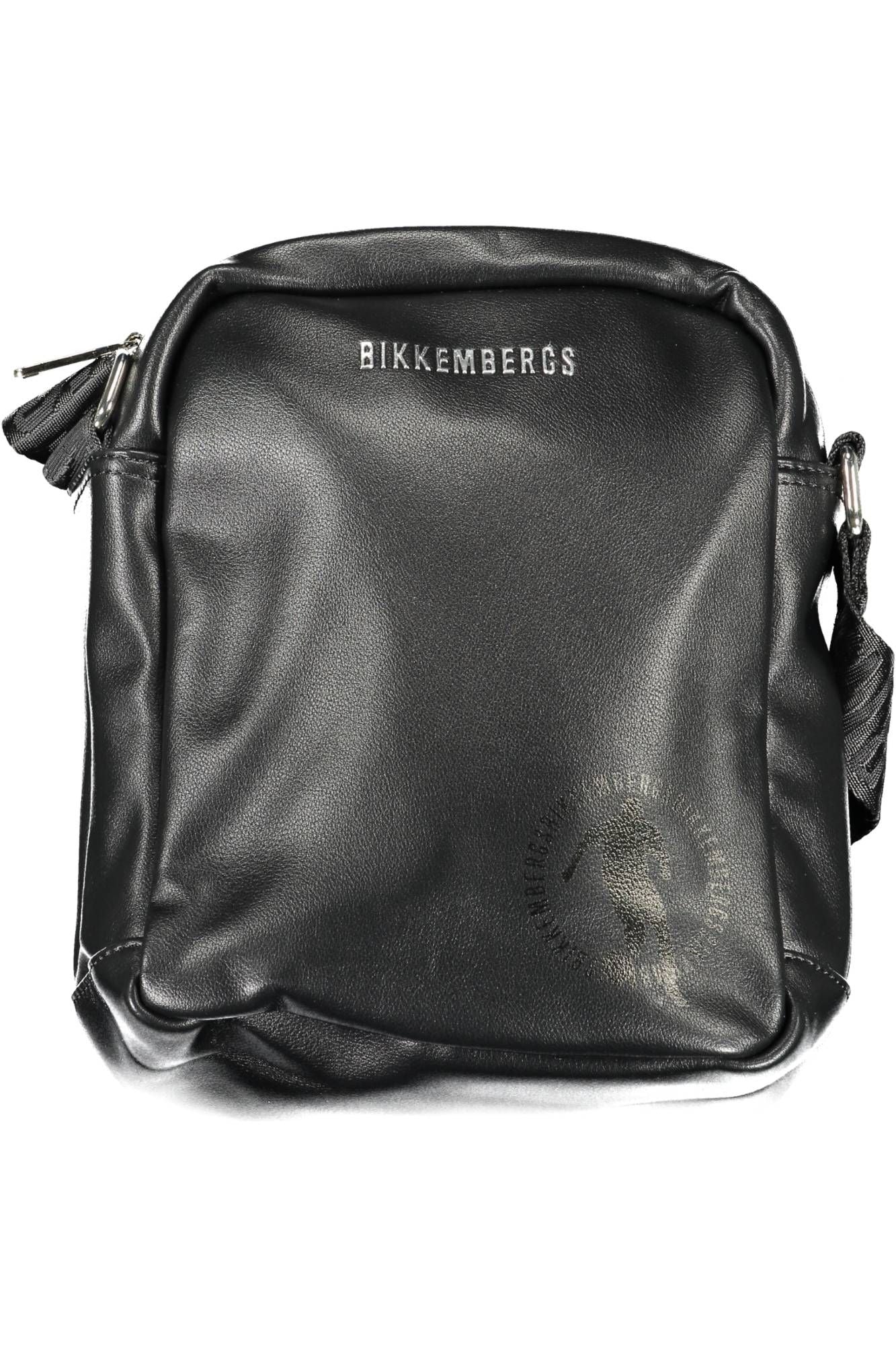 Bikkembergs Black Polyurethane Shoulder Bag