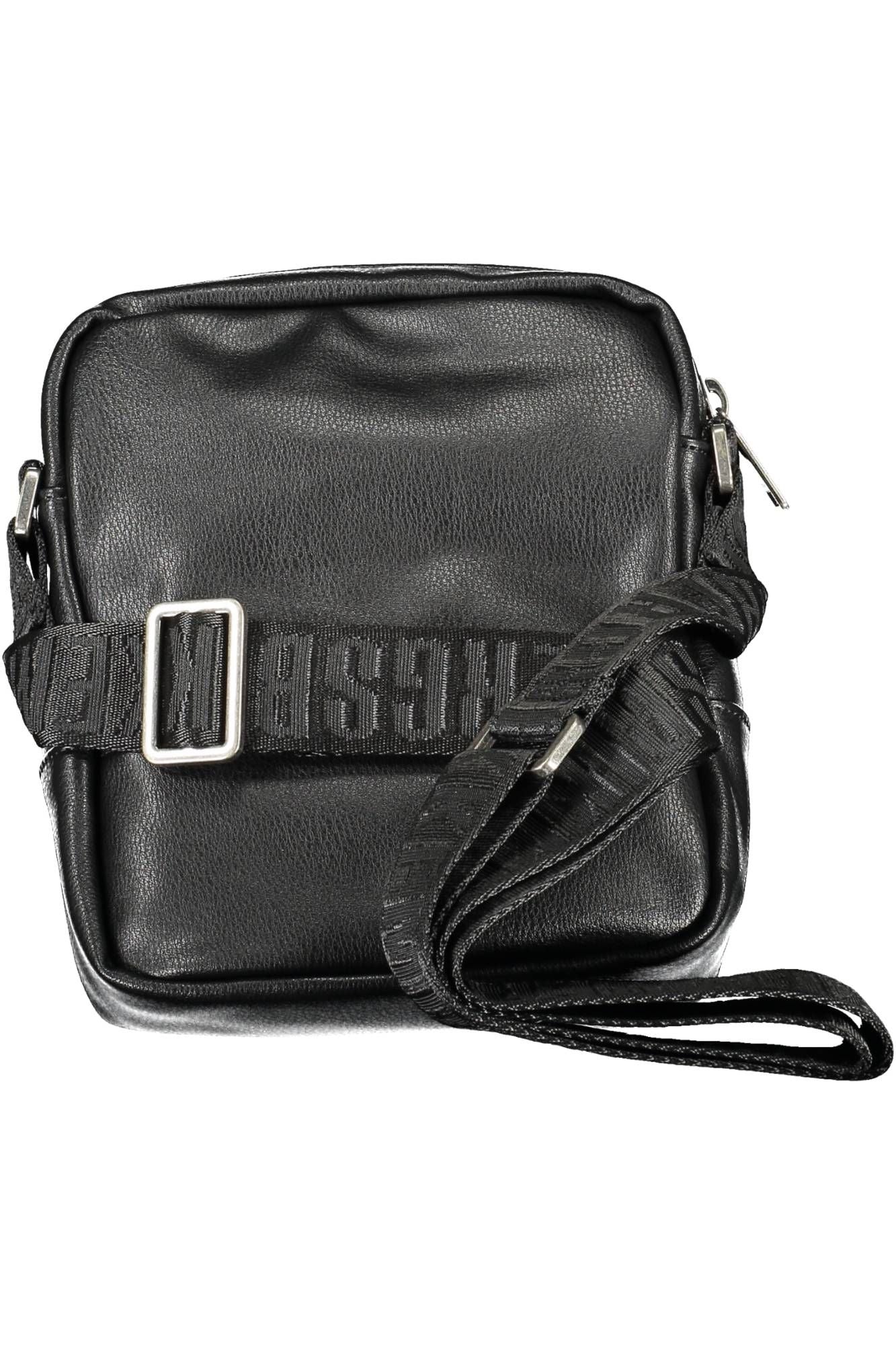 Bikkembergs Black Polyurethane Shoulder Bag