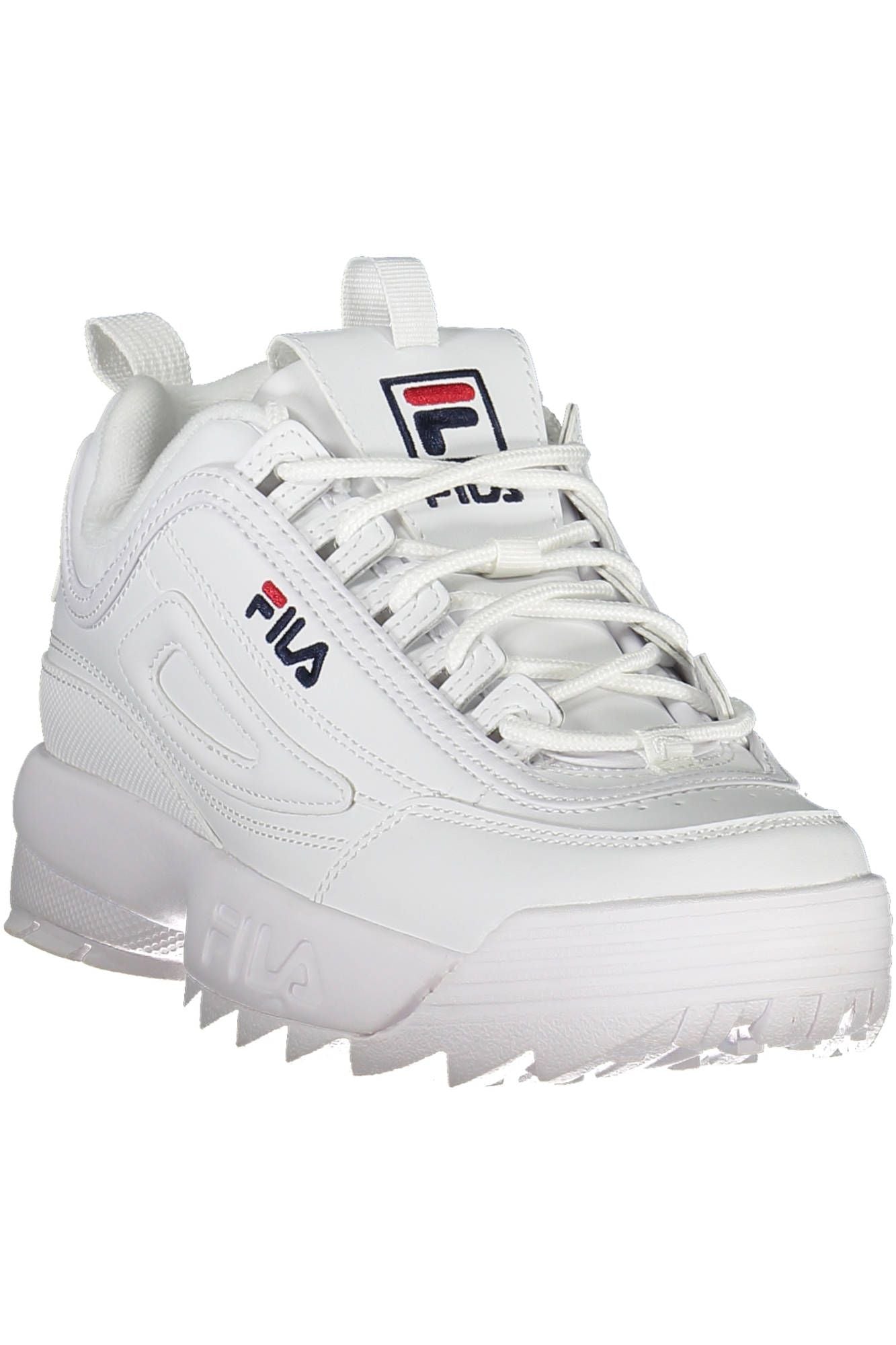 Fila White Polyester Sneaker